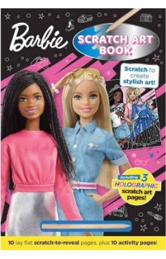 Scratch Art Book Barbie